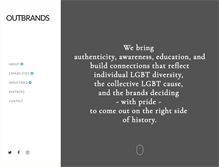 Tablet Screenshot of outbrands.com